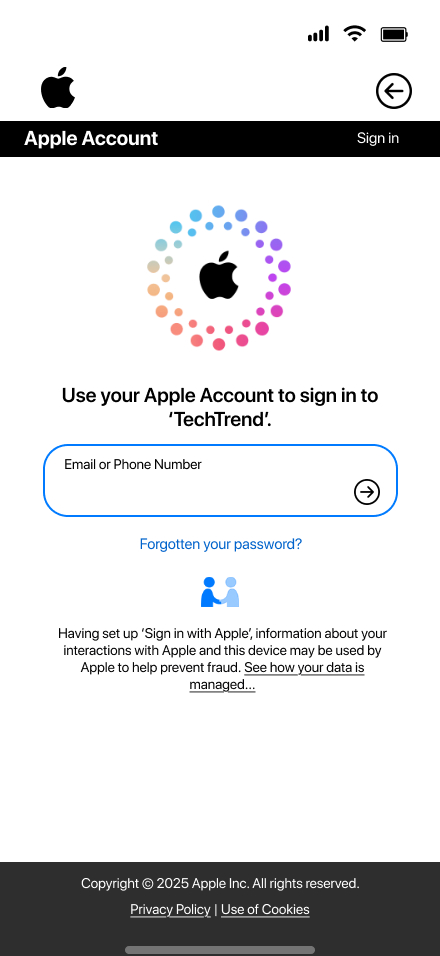 TechTrend Checkout Page
